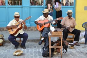 Straatmuzikanten in Havana, Cuba